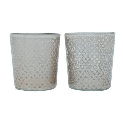 3'' H Glass Tabletop Votive Holder
