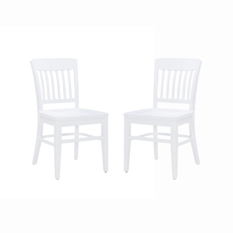 Ensemble de 2 chaises d'appoint Harlow, Blanc