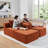 114" Cloud Sectional Couch With L-Shape Chaise-2009221978