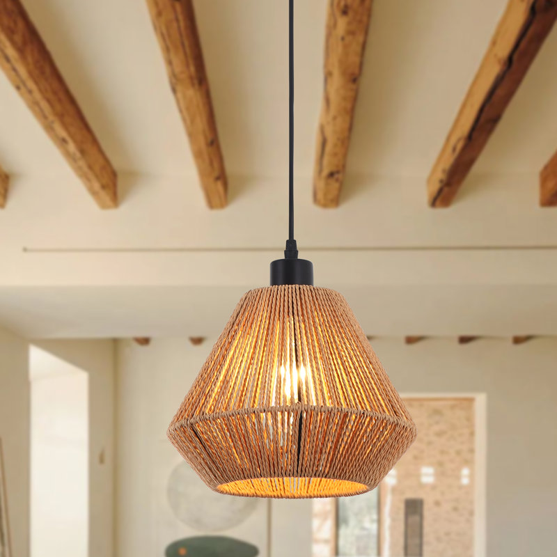1 - Light Matte Black Single Pendant