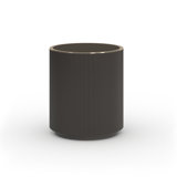 Love Round End Table - Dark Chocolate