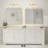 Molly Tempered Glass and Metal Framed French Cleat Mounted Wall Bathroom / Vanity Mirror-86849820-86873722-120985719