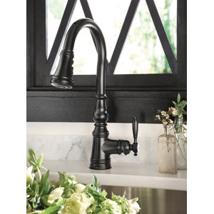 Weymouth Smart Faucet Touchless Pull-Down Sprayer Kitchen Faucet with Voice and Motion Control