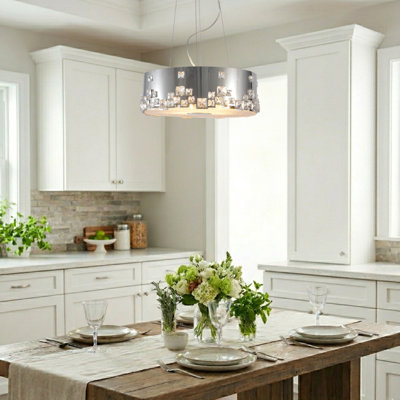 Lustree tambour 5 lumières Wesham