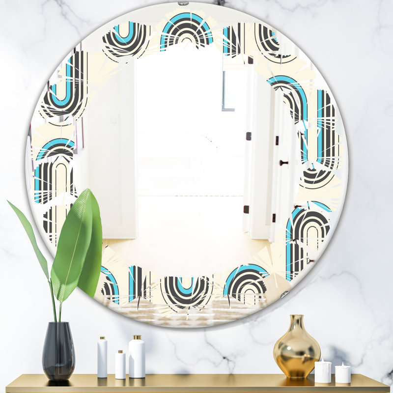 Miroir mural extra-abstract abstract minimal iv, H 31,5 po x l po