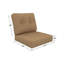 Coussin à assise profonde intérieur / extérieur Sunbrella®-1226544742