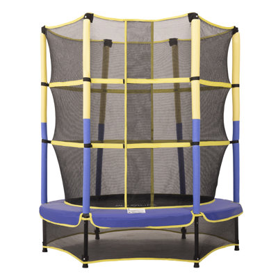 55" Kiddy Trampoline & Enclosure Set - Easy Assembly