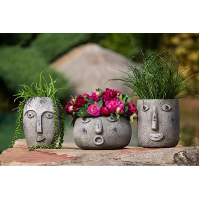 Blumentopf Folto aus Stein