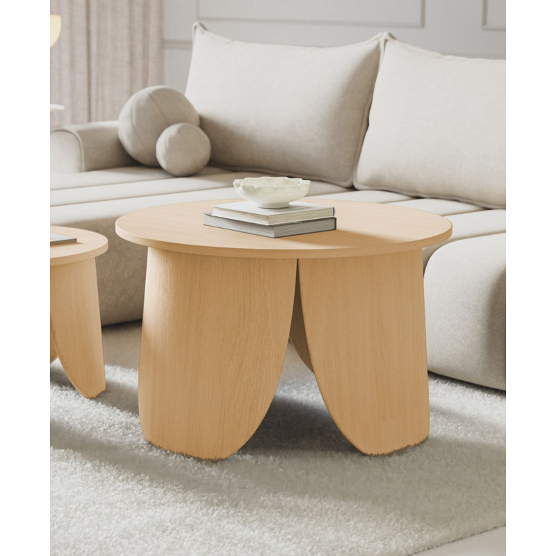 Vivially 4 Legs Coffee Table, 50cm H x 80cm W x 80cm D