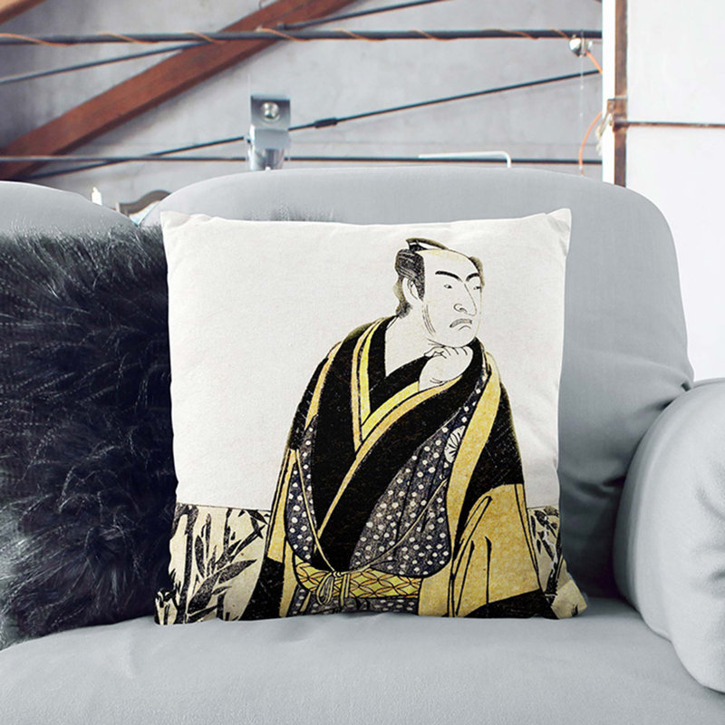 Square Throw Cushion, 40cm H x 40cm W x 15cm D