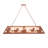 61" Long Running Horses Oblong Pendant-124967252