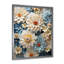 Décoration murale fleurs bleues Zinnias II - Zinnias-134111401-97203500
