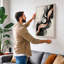 Flowing Moons Abstract - Wrapped Canvas-2119602644-2119602655