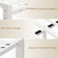 Structure de lit plateforme tapissier avec tiroirs de rangement au pied de lit et station de charge USB-611429110
