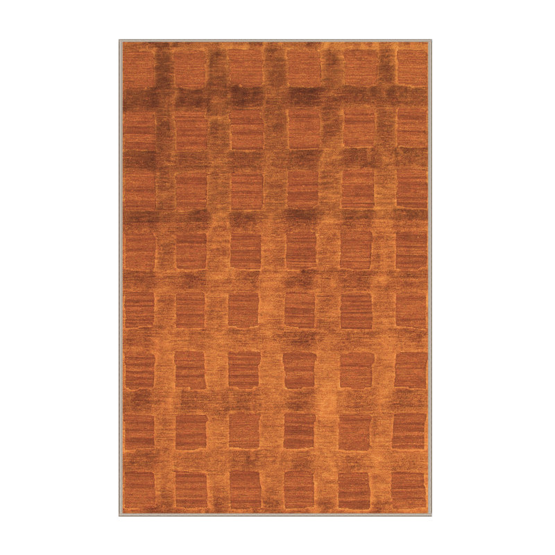 Tapis orange abstraits 1457, Rectangle 8 pi x 10 pi