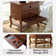 Evars Traditional 3-Drawer Fully Assembled Nightstand with Hidden Drawer and Built-In Power Outlet 