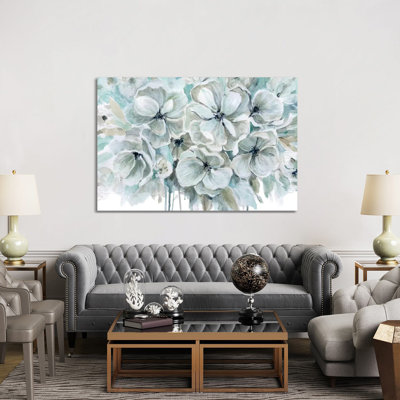 Teal Harmony I by Domonique Brown - Painting on Canvas