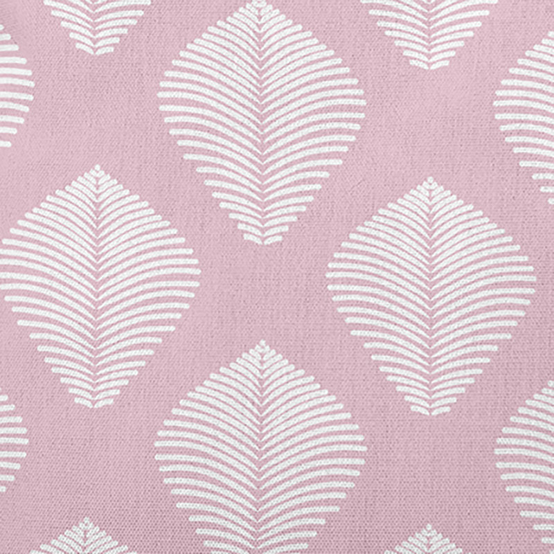 Coussin décoratif réversible intérieur / extérieur Upscale Getaway, Motif géométrique rose clair