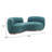 Rosabel Jamela Sofa Teal