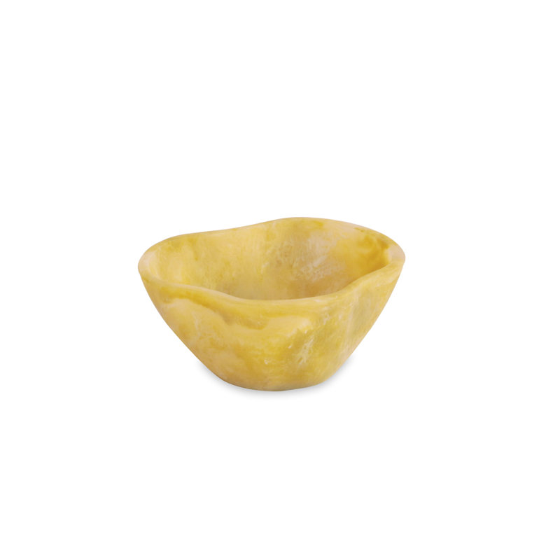 Mini bol rond ondulé en résine RESIN, Matcha