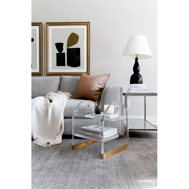 Odette Lucite Foot Stool