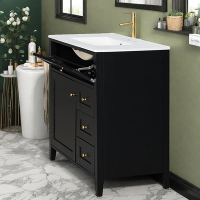 Meuble-lavabo moderne (doit inclure le meuble-lavabo et le lavabo)