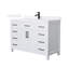 Beckett 48" Freestanding Single Bathroom Vanity with Quartz Top-1210664615-1210664623-1210664617