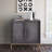 Hopper Studio Sophia Solid Wood 34'' 2-Door Cabinet, Adjustable Shelf, Practical Shelving-71306003
