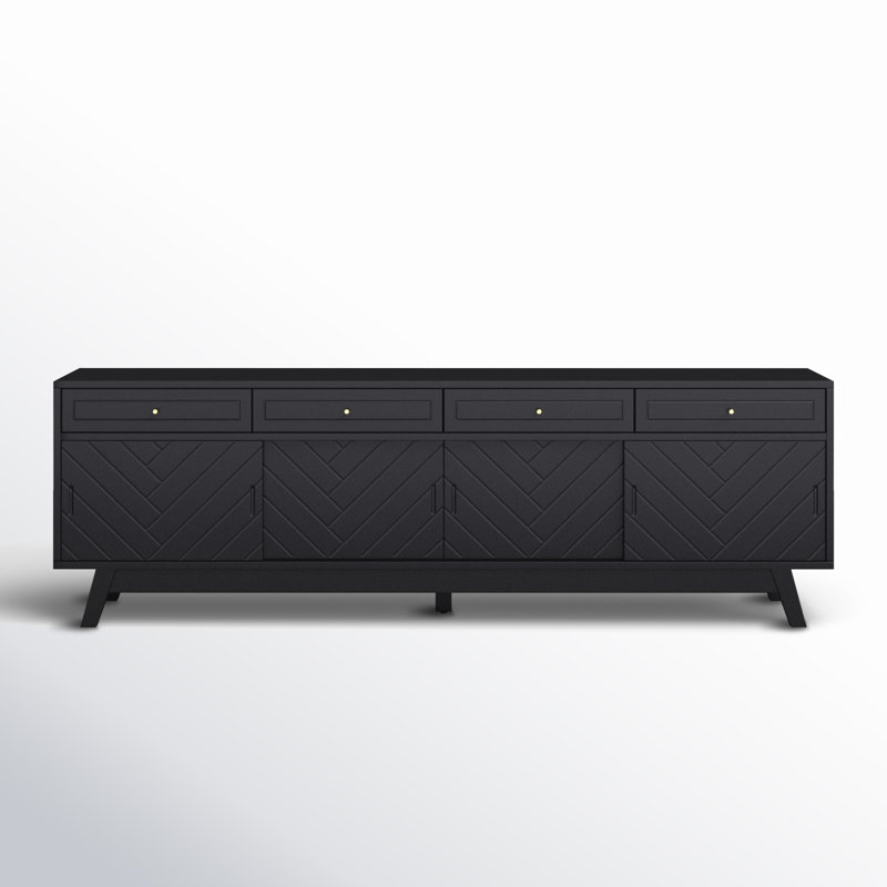 Anja 79'' Media Console, Black