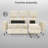 L-shape 81" Wide Space-Saving Sleeper Sofa Upholstered Pull-out Sofa Bed-530708314