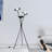 Jissel 63" Modern Black Dimmable LED Tripod Floor Lamp