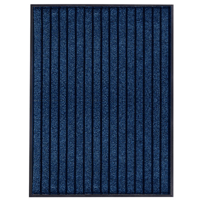 Kiyarah Non-Slip Striped Doormat