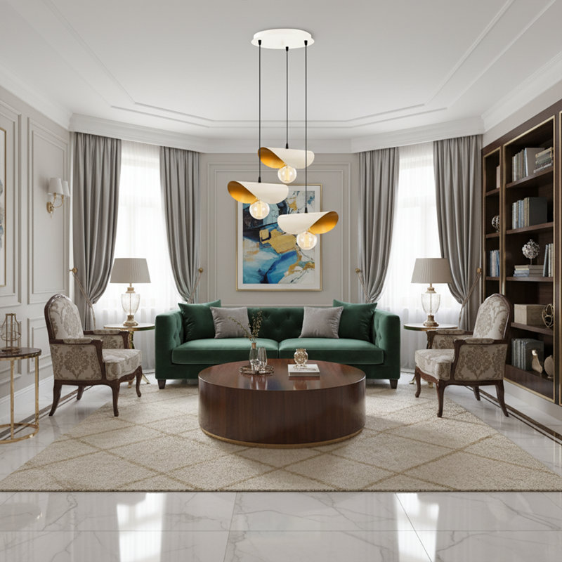 Hanranhan 3 - Light Cluster Chandelier