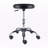 Alderwood Adjustable Swivel Stool in Black/Bright Chrome Finish, 22.32'' H X 21.97'' W X 21.97'' D
