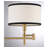 Hadid 1 - Light Dimmable Brass Armed Sconce