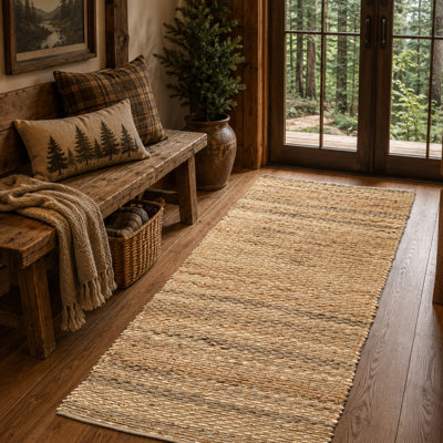 Jute Boucle Runner Rug