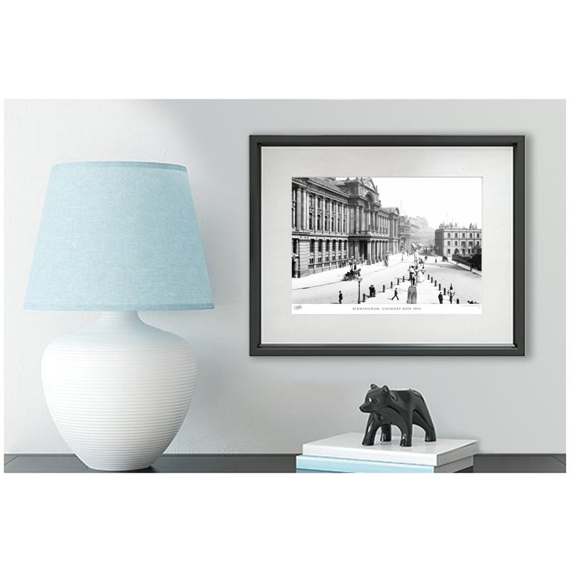 Birmingham, Colmore Row 1896 - Single Picture Frame Print, 45cm H x 60cm W x 2.3cm D