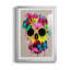 Crâne floral - peinture encadrée-1832937180-1832937182