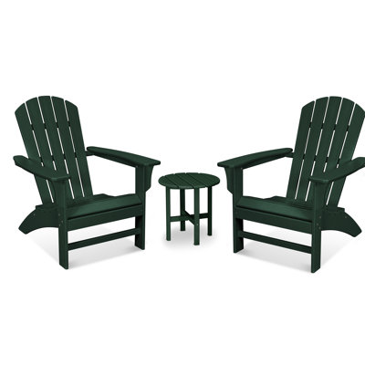 TREX Outdoors Yacht Club 3-Piece Adirondack Set