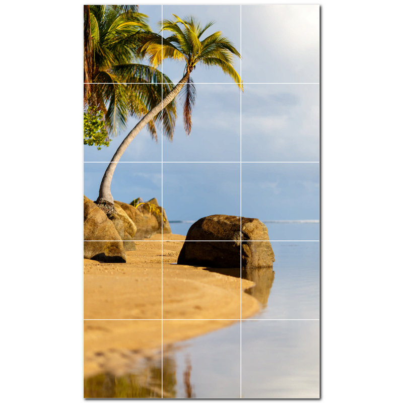6'' x 6'' Satin Ceramic Decorative Mural