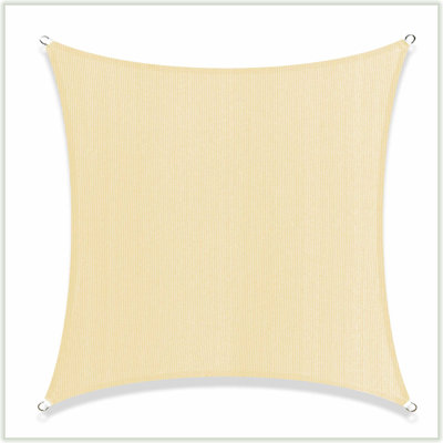 Voile d'ombrage carré Amgo 200 g / m², blocage UV 95%