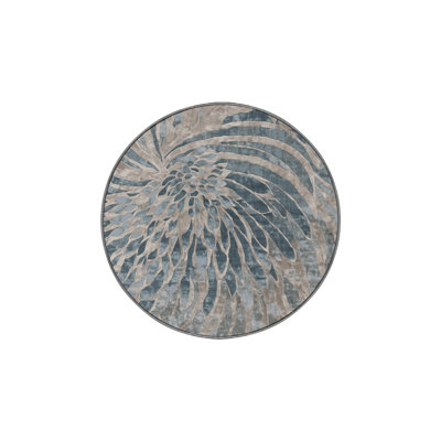 Machine Washable Gray Area Rug