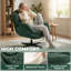 Upholstered Swivel Accent Chair-239457824