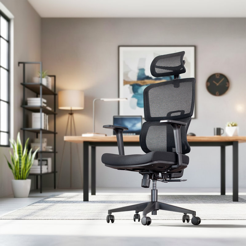 VIVO Ergonomic Adjustable Office Chair With Mesh Design and Lumbar Support