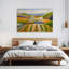 Vibrant Coastal Farmlands by Angeles M. Pomata - Wrapped Canvas Print-195231580