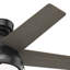 Ventilateur de plafond standard à 5 pales de 44 po avec télécommande et ensemble d'éclairage inclus Burroughs-62373651