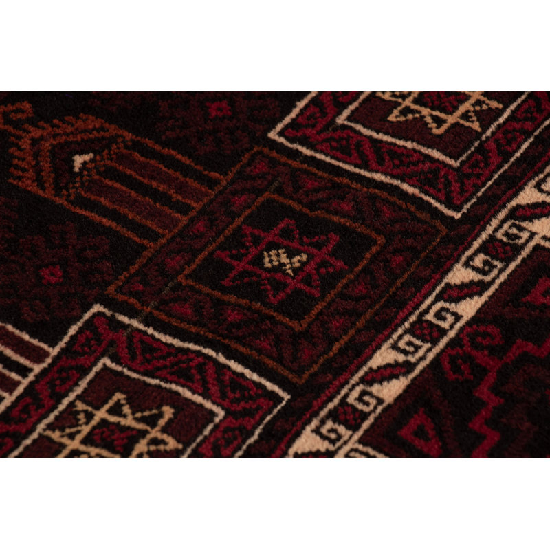 Antique Hand Knotted Wool Area Rug