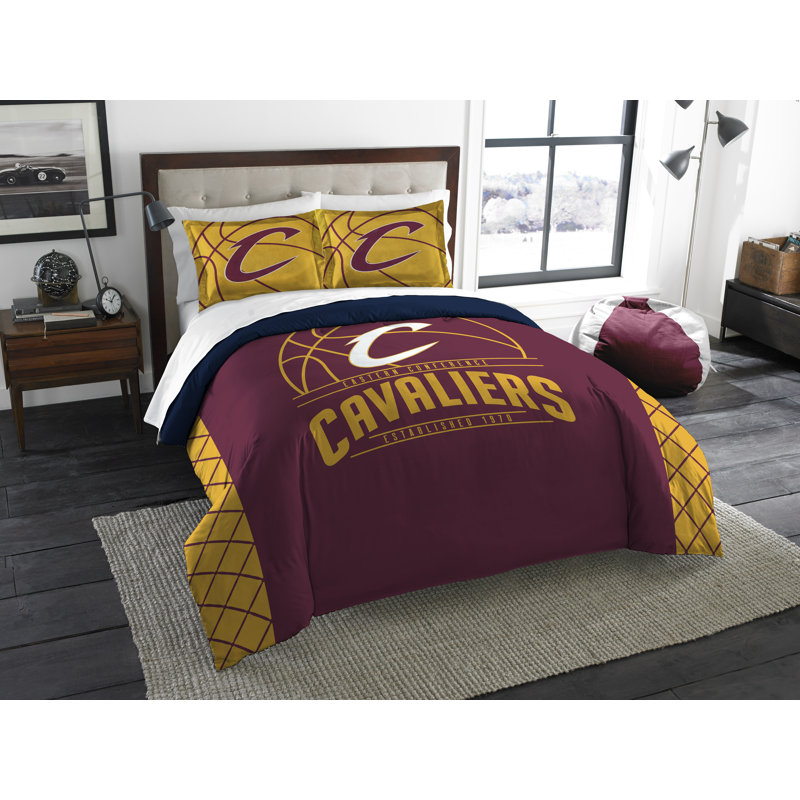 ensemble de 3 pièces pour lit double/grand lit rétro NBA, Cavaliers