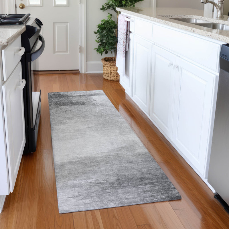 Premium Machine Washable Garett AMF1672 Abstract Rug, Runner 2'3" x 7'6"