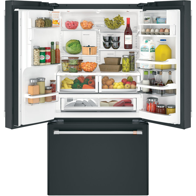 36" Counter Depth French-Door 22.1 cu. ft. Refrigerator, Matte Black